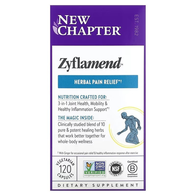 Протизапальний комплекс, Zyflamend, New Chapter, 120 вегетаріанських капсул