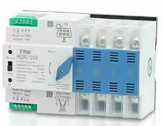 Автомат введення резерву (АВР) чотириполюсний YRQ2PC-125PV, 400V/125A на DIN-рейку для інверторів, фото 1