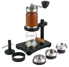 Ручна Еспресо кавоварка iCafilas ME2232R 2 в 1 Wooden