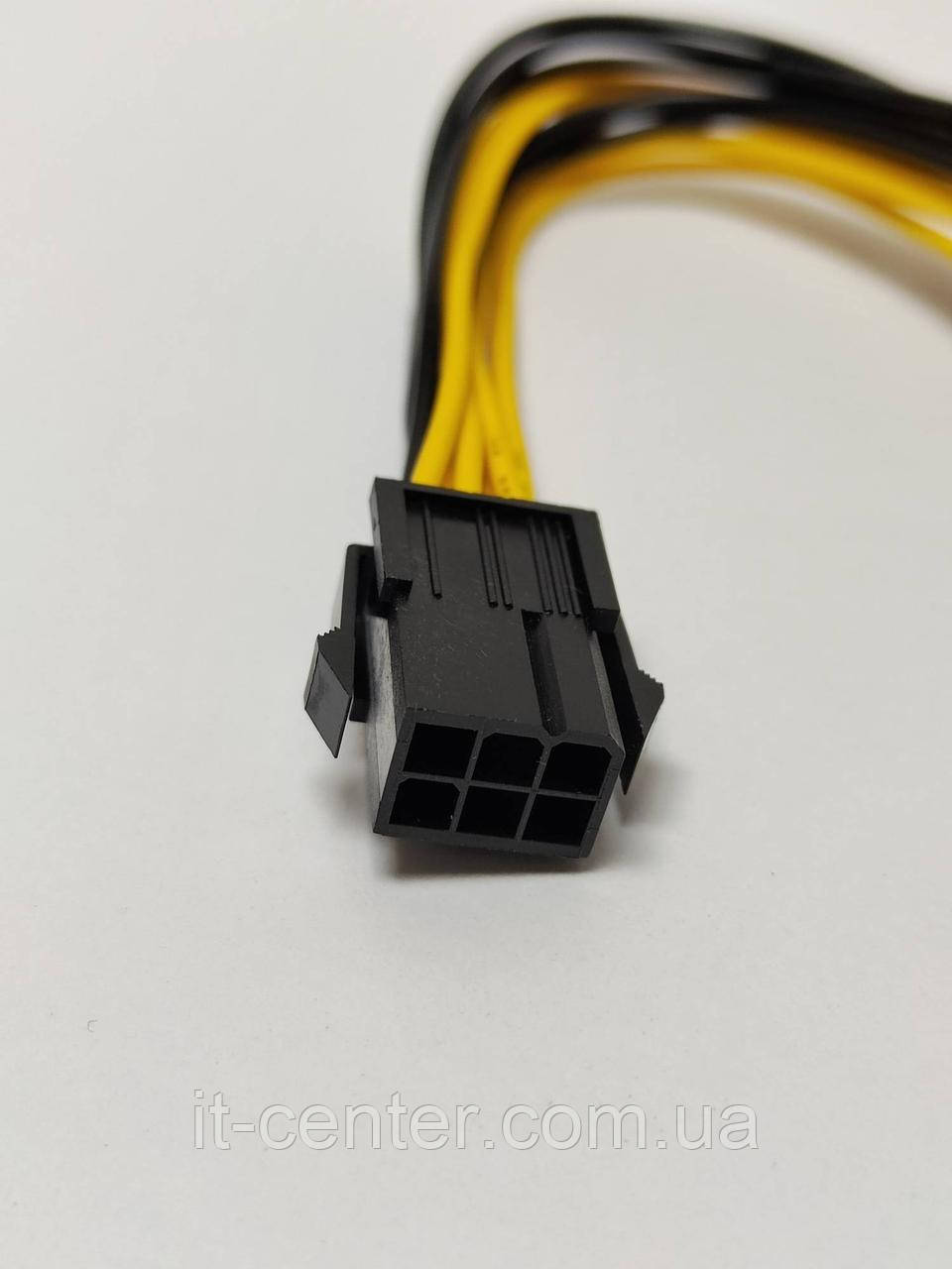 Розгалужувач живлення для відеокарт PCI-E 6pin to 8pin (6+2)