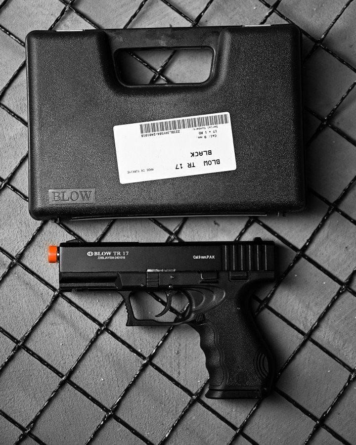 Стартовий пістолет Blow TR 17 Black – надійний, сучасний, для тренувань та театру, фото 1