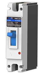 Однополюсний автомат постійного струму YRM1Z-125 DC MCCB 1P 100A 250VDC