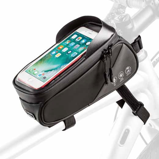 Сумка на раму під смартфон ONRIDE Visor 30, об'єм 1 л, водовідштовхуюча тканина, світловідбиваюча