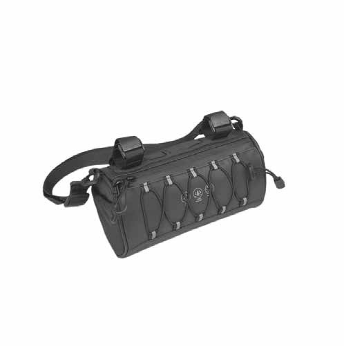 Сумка на кермо ONRIDE Barrel 10, об'єм 1 л, водовідштовхуюча тканина, світловідбиваюча вставка