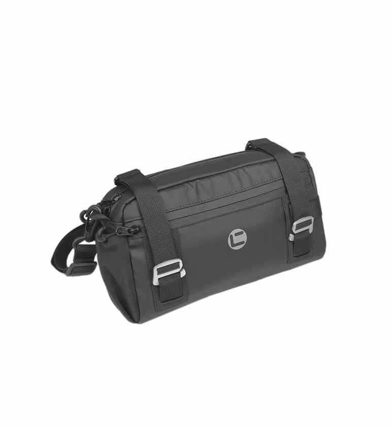 Сумка на кермо / під раму ONRIDE Barrel 30, об'єм 2,5 л, водовідштовхуюча тканина, світловідбиваюча