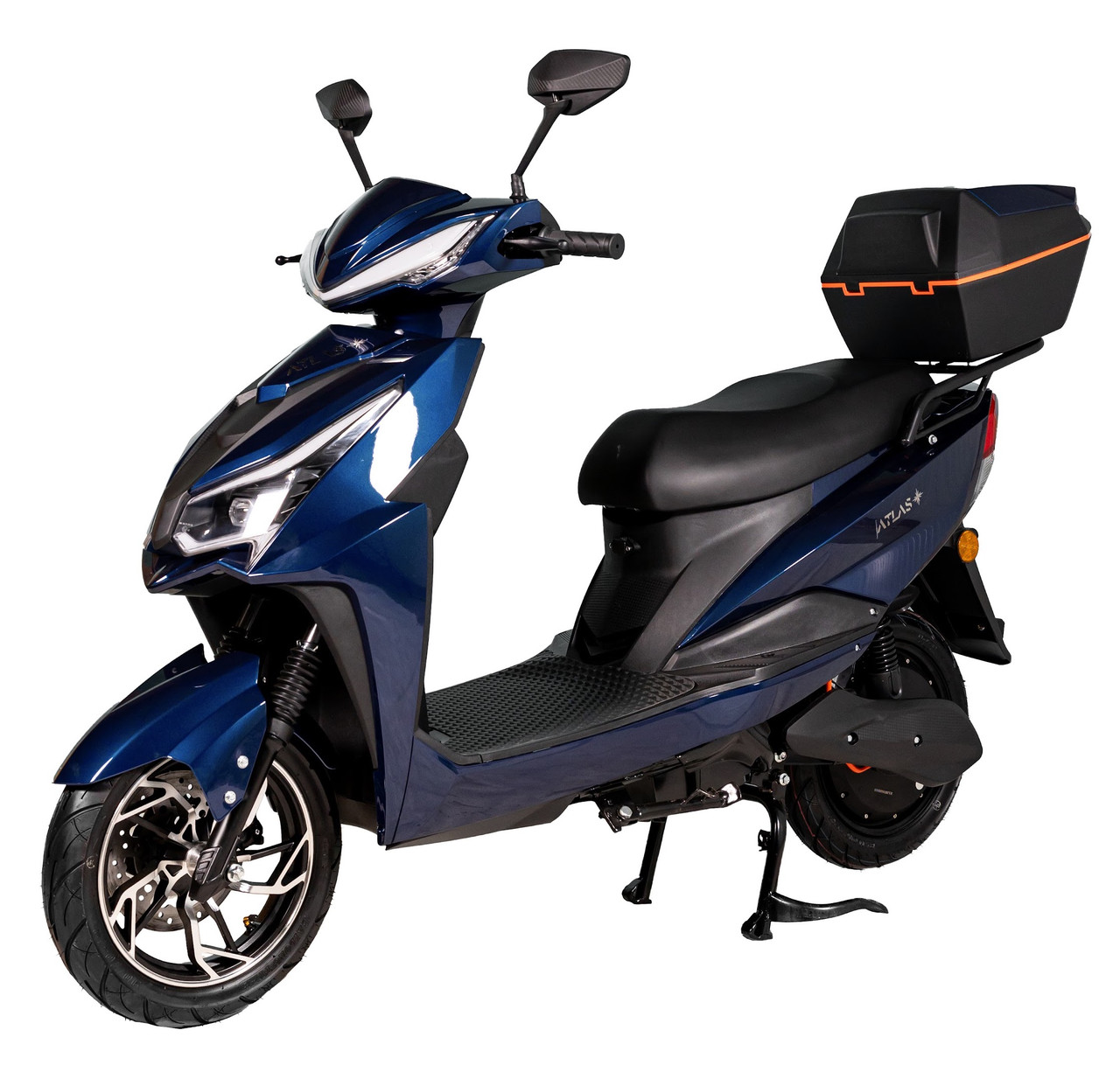 Електроскутер Atlas Spider 2 Box 2000W Lithium Темно-синій, фото 1