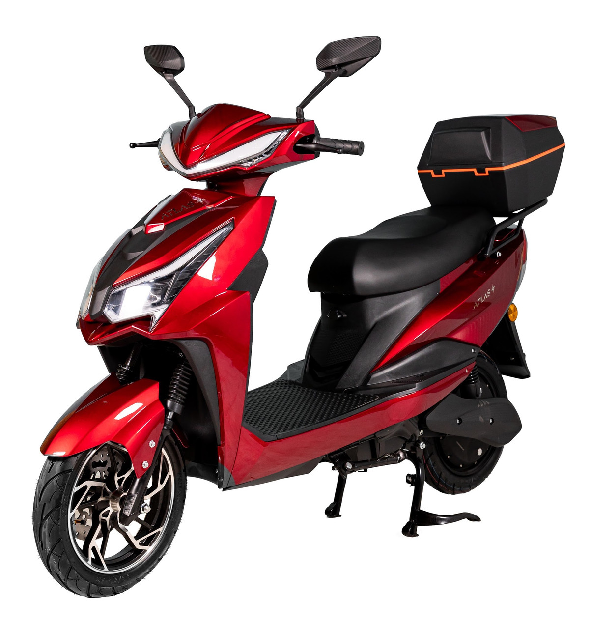 Електроскутер Atlas Spider 2 Box 2000W Червоний, фото 1