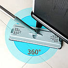 Швабра ледащо з двосекційним відром на 10 л з автоматичним віджимом Scratch Cleaning Mop Бірюзовий, фото 5