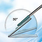 Швабра ледащо з двосекційним відром на 10 л з автоматичним віджимом Scratch Cleaning Mop Бірюзовий, фото 6