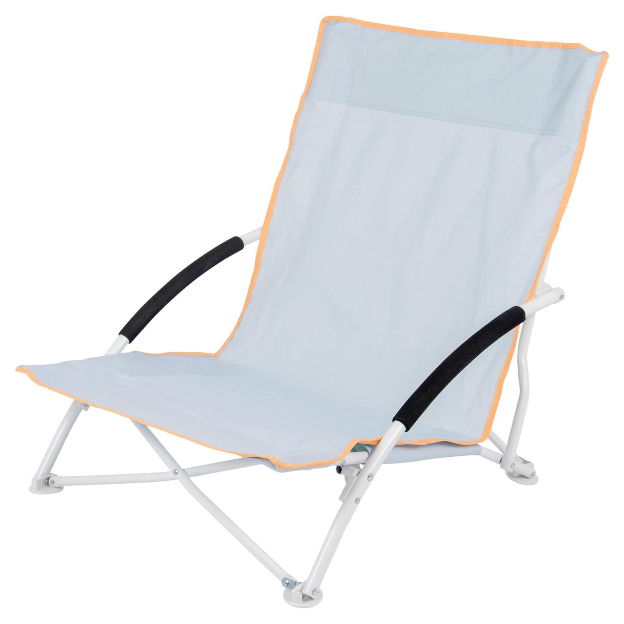 Крісло розкладне пляжне 80 кг Bo-Camp Saint-Malo Pastel Blue