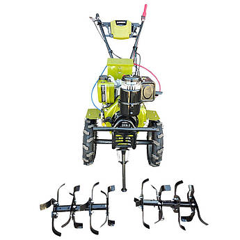 Мотоблок DOZER DE6-1 (4.00-10) електростарт, дизель