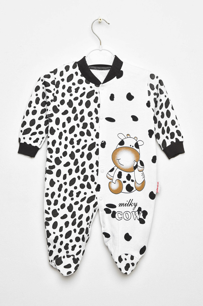 Чоловічок дитячий для дівчинки чорно-білого кольору з шапочкою р.68 201750M, фото 1