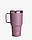 Термостакан (ізольована чашка) Bohtal з ручкою з нержавіючої сталі Tumbler Plum 900 ml, фото 3