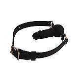 Кляп-фалоімітатор Chisa BEHAVE! Luxury Fetish чорний Кітті, фото 3