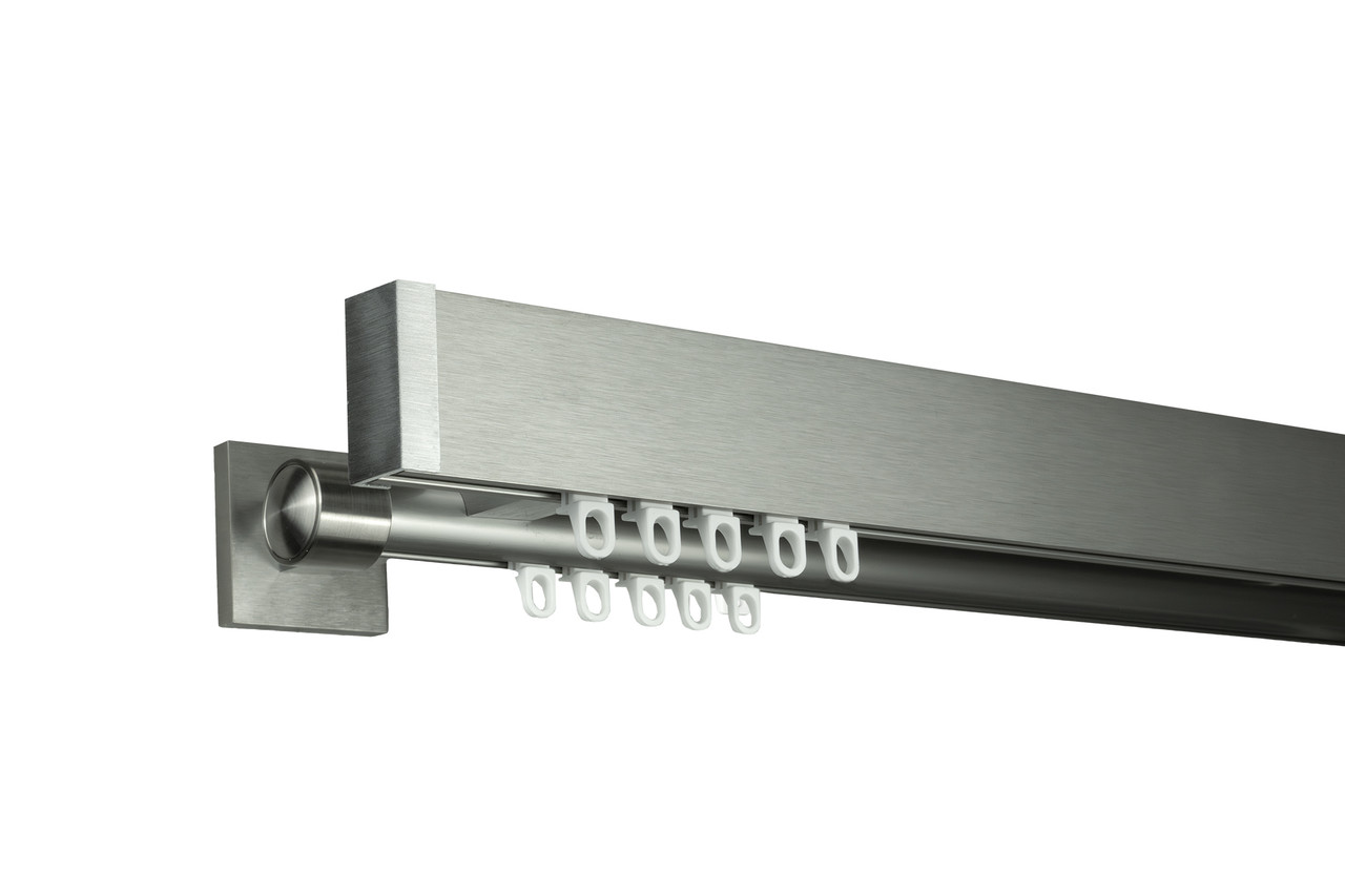 Профільний імпресійний карниз Модерн 40 дворядний Зегар колір сталевий