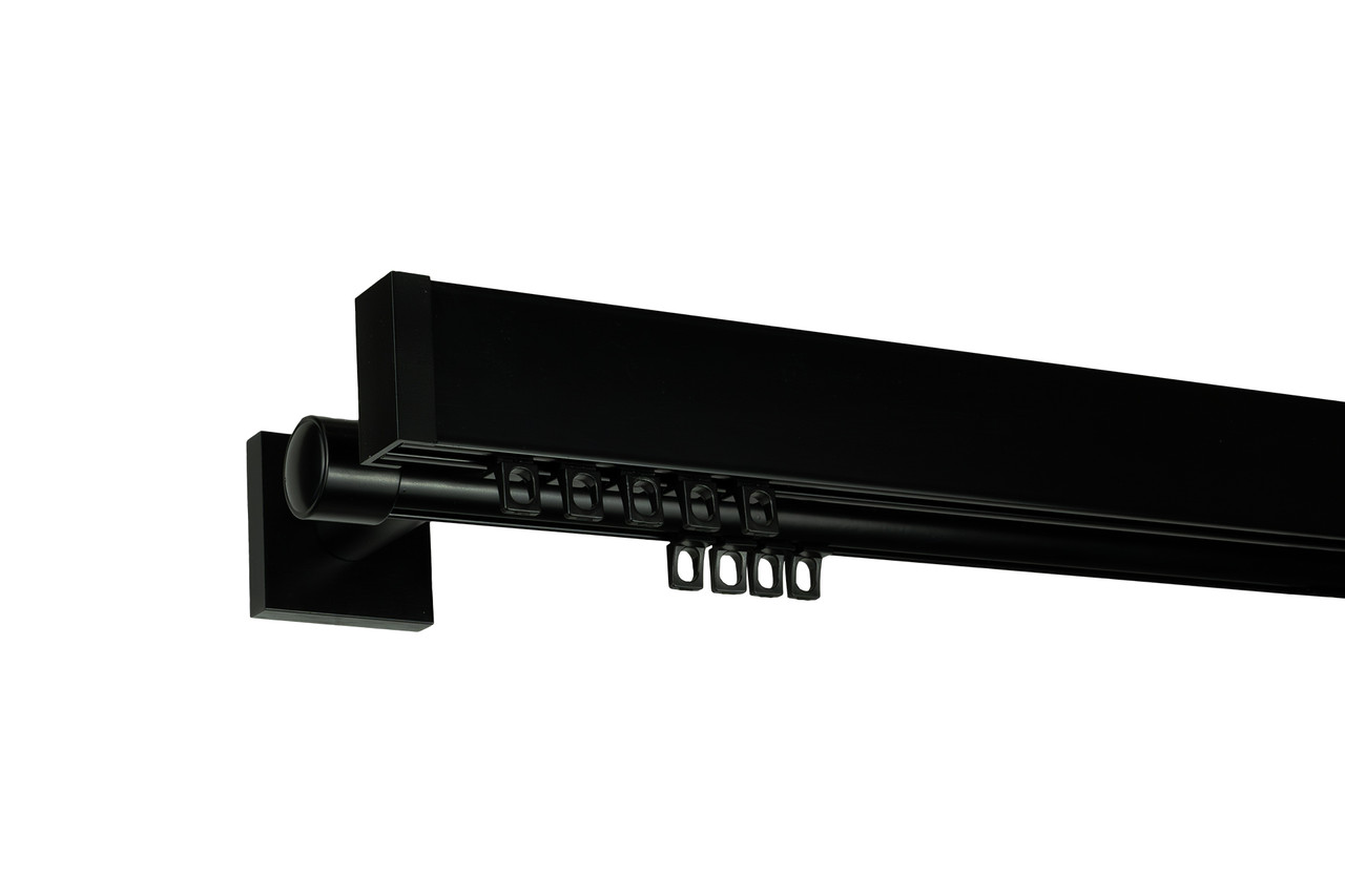 Профільний імпресійний карниз Модерн 40 дворядний Зегар колір чорний