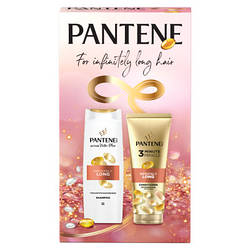 Набір косметики Pantene Pro-V Infinitely Long Шампунь 400 мл + Бальзам-ополіскувач 220 мл 8700216614870 smart