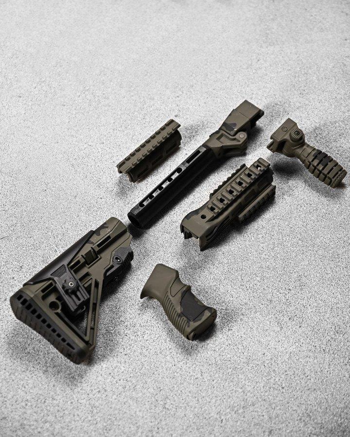 Набір приклад телескопічний Fab Defense GLR-16 HAKI