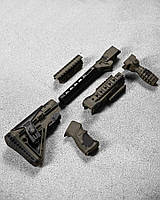 Набір приклад телескопічний Fab Defense GLR-16 HAKI