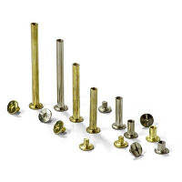 Болт для палітурки, срібло, 6 мм (уп.)