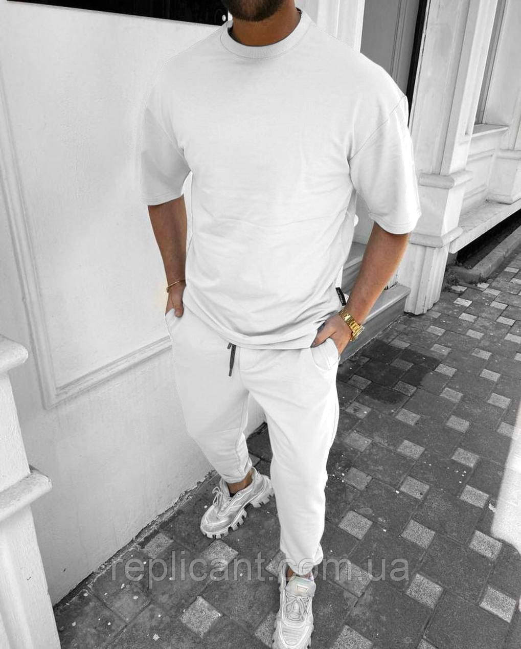 Чоловічий літній костюм Футболка + штани jr мужской комплект на лето, фото 1