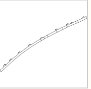 Подушка безпеки стелі / штора права Nissan Ariya (22-) K85P0-5MR0A