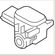 Датчик удару передній центральний до 03/2023 Nissan Ariya (22-) K8581-5NN0J / 98581-5NN0A
