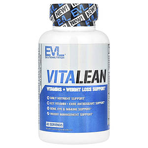Вітаміни та підтримка зниження ваги Evlution Nutrition VitaLean Vitamins + Weight Loss Support 90 таб.