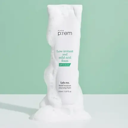 М'яка пінка Make P:rem Safe me Relief Moisture Cleansing Foam 150 мл, фото 2