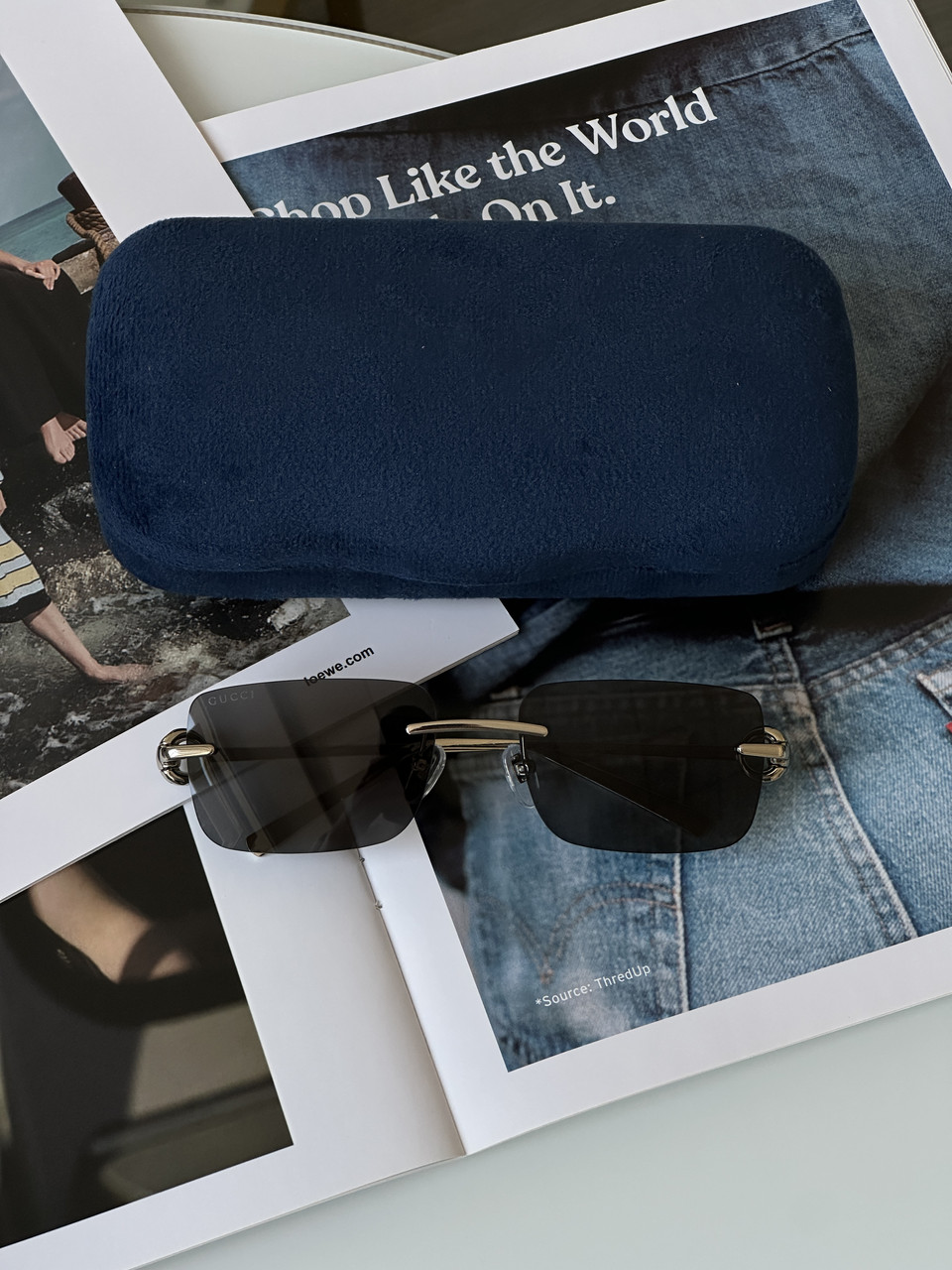 Жіночі брендові окуляри Gucci GG1703S 006 Black/Silver 55/17/140 55/17/140 люкс якість