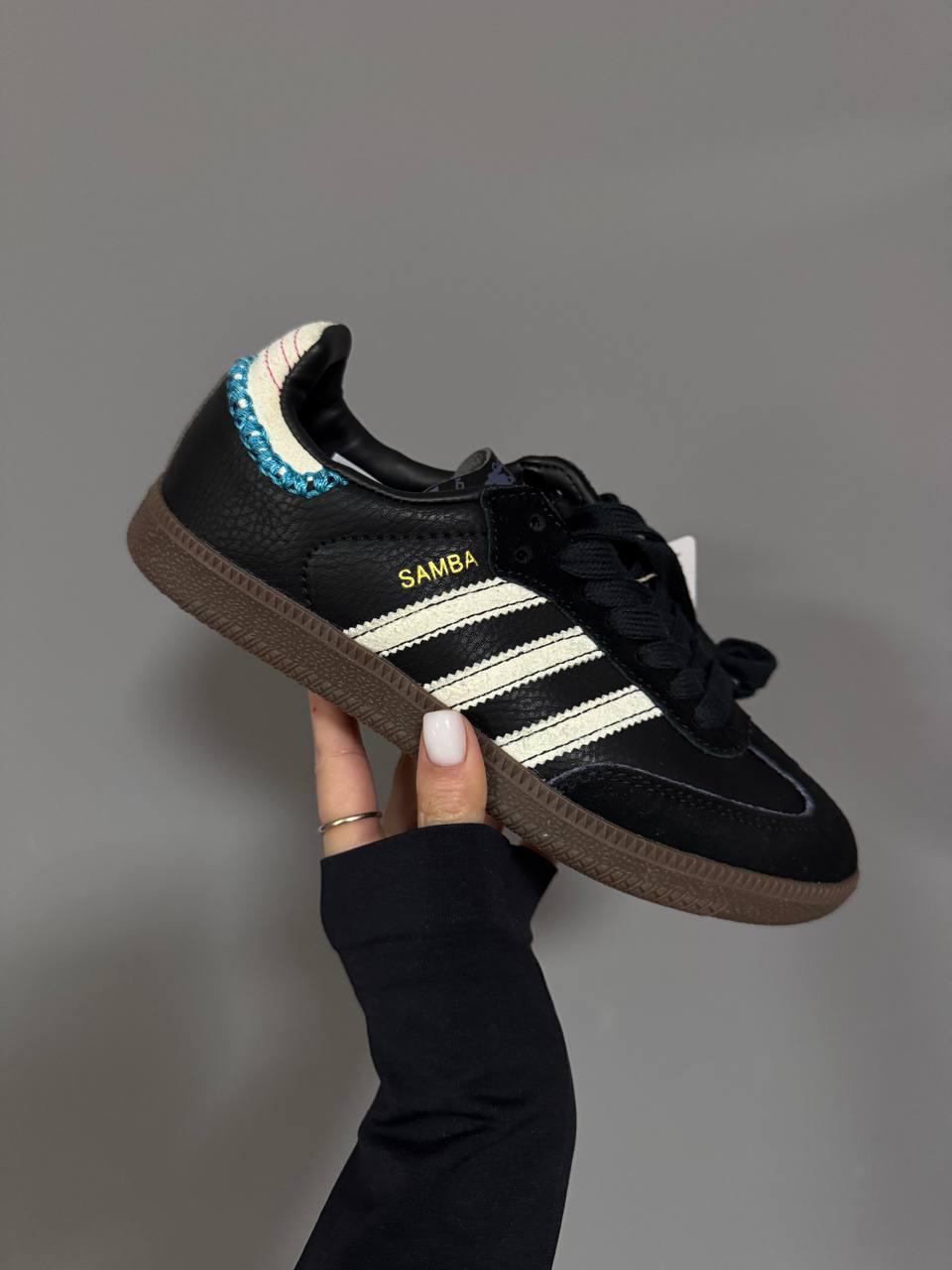 Жіночі Кросівки ADIDAS SAMBA x FEIFEI RUAN BLACK / Адідас Самба х Фейфей Ран