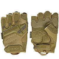 Рукавиці койот Mechanix M-Pact Fingerless