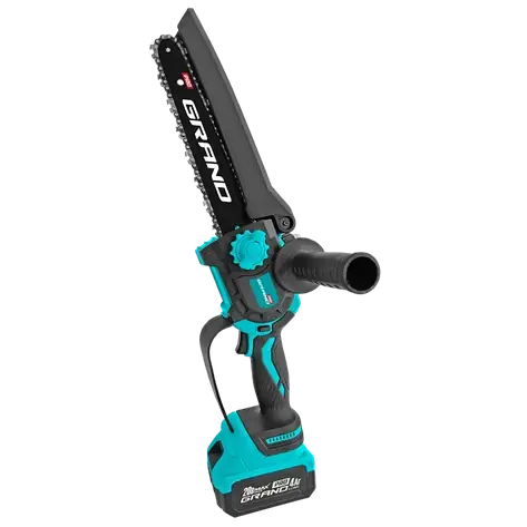Акумуляторна пила ланцюгова Grand АПЦ-20V/M8"-4 з телескопічною штангою, фото 1
