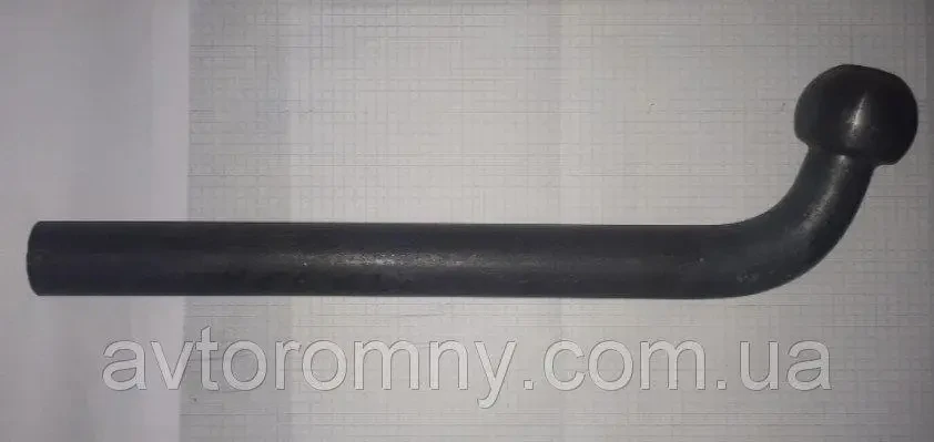 Куля кований гак на фаркоп довжина 420мм вигин 45*