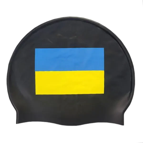 Шапочка для плавання Zoggs з лого UKR чорна