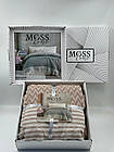 Окривало-піке натуральне бавовняне TM Moss Home 210*230 колір бежевий