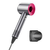 Фен з негативною іонізацією Hoco HP11 Plus High-speed negative ion hair dryer (1600W) Grey-rose