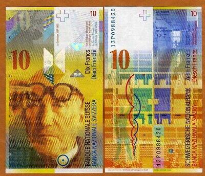 Швейцарія/Швейцарія/Switzerland 10 Francs 2013 Pick 63е UNC