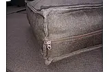 Диван кутовий Честер (стандарт)  рогожка сірий, фото 9
