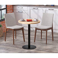 Стіл барний BS-450 Loft Design, діам. 60 см. у кольорі Дуб Борас