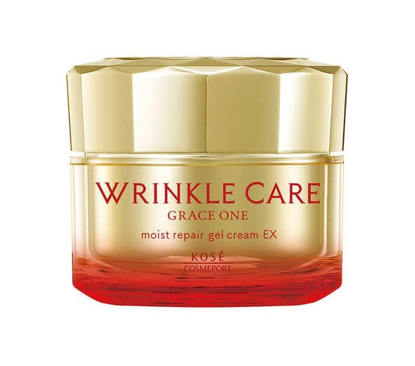 Kose Grace One Wrinkle Care Moist Gel Cream EX крем-гель з ніацинамідом від зморшок, зволоження та ліфтинг, 100 г, фото 1