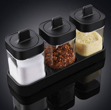 Набір спецій Empire Соло EM-3195 7 предметів чорний ID 4929794, фото 1