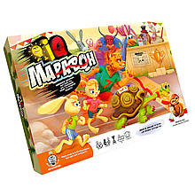 Настільна гра "IQ Марафон" українською мовою (2-4 гравця) 36х25х4 см 6 + (IGR24)