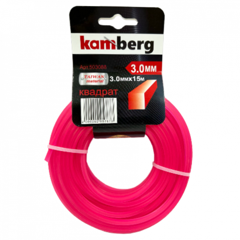 Волосінь (KAMBERG) квадрат 3.0 мм*15 м до бензокосів, фото 1