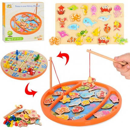 Дерев'яна іграшка Рибалка MD 1785 ID 5081244, фото 1