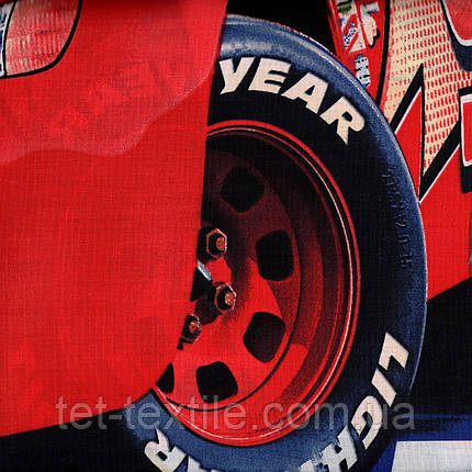 Дитяча постільна білизна ТЕТ Ранфорс Монстр траки 100% бавовна, фото 2