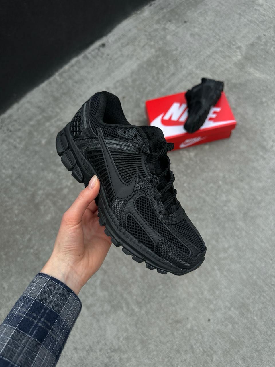 Чоловічі кросівки Nike Zoom Vomero 5 Black Чорні Взуття Найк Зум Вомеро 5 низькі текстиль демісезон
