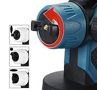 Пульверизатор акумуляторний 24в пістолет-розпилювач для фарбування