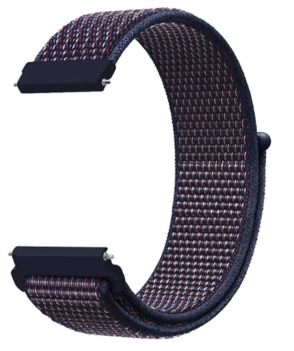 Ремінець CDK для Xiaomi Imilab KW66 | 22mm Nylon Sport Loop (012416) (indigo)