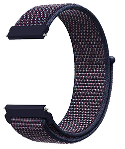 Ремінець CDK для Realme Watch 2 Pro | 22mm Nylon Sport Loop (012416) (indigo)